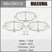 ������� ��������� �������� Masuma, ������, �������� �� ��� (4 ��), ���. MS-C5012 MSC5012 ����