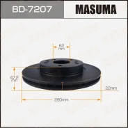 ���� ��������� Masuma, ��������, ������/�����, ��� Suzuki Vitara, 1 ��, ���. BD-7207 ��������� �� �������� 2 �� BD7207 ����