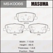 ������� ��������� �������� Masuma, ������, �������� �� ��� (4 ��), ���. MS-K0066 MSK0066 ����