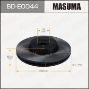 ���� ��������� Masuma, ��������, ������/�����, ��� BMW X5 / X6, 1 ��, ���. BD-E0044 BDE0044 ����