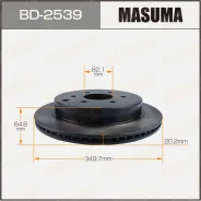 ���� ��������� Masuma, ������, ������/�����, ��� Infiniti QX56 / QX80, 1 ��, ���. BD-2539 BD2539 ����