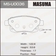 ������� ��������� �������� Masuma, ������, �������� �� ��� (4 ��), ���. MS-U0036 MSU0036 ����