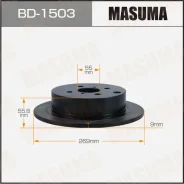 ���� ��������� Masuma, ������, ������/�����, ��� Toyota Vitz, 1 ��, ���. BD-1503 ��������� �� �������� 2 �� BD1503 ����