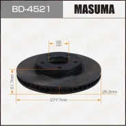 ���� ��������� Masuma, ��������, ������/�����, ��� Mazda 3, 1 ��, ���. BD-4521 ��������� �� �������� 2 �� BD4521 ����