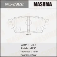 ������� ��������� �������� Masuma, ������, �������� �� ��� (4 ��), ���. MS-2922 MS2922 ����