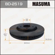 ���� ��������� Masuma, ��������, ������/�����, ��� Infiniti FX35, 1 ��, ���. BD-2519 BD2519 ����