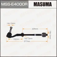 ���� ������� Masuma, ��� BMW 1-Series (E81) / 3-Series (E90), ���. MSS-E4000R MSSE4000R ����