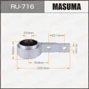 ����������� Masuma, ��� Nissan Teana, ���. RU-716 RU716 ����