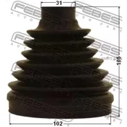 ������� ���� ���������� �������� pvc 102x105x31 | ����/��� | Febest 0115PUCK50 0115PUCK50 ����