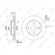 ���� ��������� ������������� (237,5x22) | ����� | Lynxauto BN1114 BN1114 ����