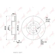 ���� ��������� ������������� (238x18) | ����� | Lynxauto BN1166 BN1166 ����