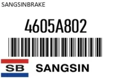 ������� ��������� SangsinBrake 4605A802 4605A802 ����