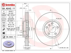 ���� ��������� (�������) BMW X5 99-06 Brembo 09A54211, �������� 09A54211 ����