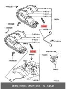 ����� ��������� Mitsubishi MS851237 (BPR5ES-11) Mitsubishi MS851237 MS851237 ����