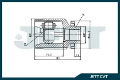 ���� ���������� JETT V40-7024 JETT V407024 V407024 ����