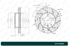 ���� ��������� ��������������� ������������� G-brake GFR-21250R ������ G-Brake GFR21250R GFR21250R ����