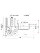 ���� (�������/ �����) Honda Civic 00-06 / Civic Ferio 00-05 SAT HO54A50, �������� HO54A50 ����