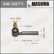 ���������� ������� ���� Toyota Hiace Masuma ME3971 ME3971 ����