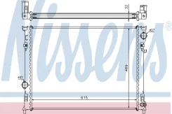 �������� ���������� ��������� chrysler 300c (lx, le) Nissens 61014A 61014A ����