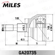 ���� �������� MB BENZ ML-Class X164 04-11 GA20735 ����� ����� GA20735 ����