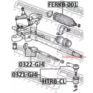 ���������� �������, ��� ����/��� Febest 0321GJ4 0321GJ4 ����