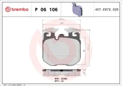������� ����. ���. Brembo P06106 P06106 ����