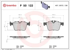 ������� ����. ��� Brembo P50122 P50122 ����