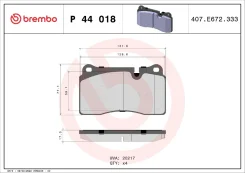 ������� ����. ���. Brembo P44018 P44018 ����