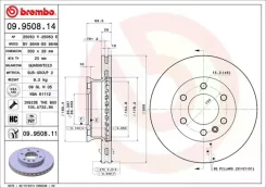 ���� ����. ���. [300x28] 6 ���. Brembo 09.9508.11 09950811 ����