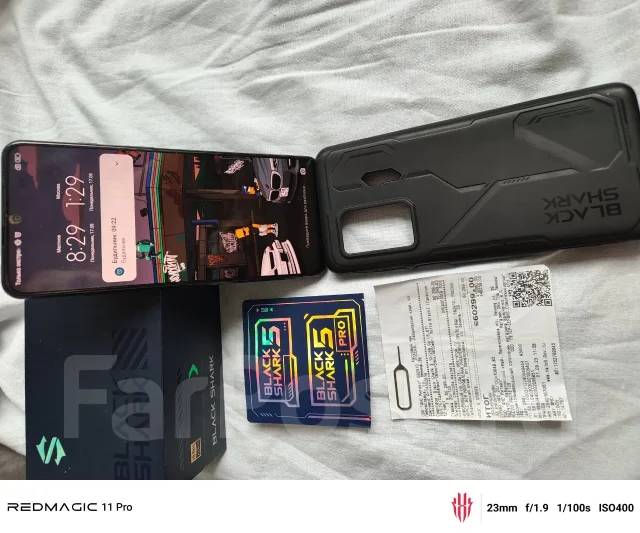 Black Shark 5. �/�, 256 ��, ������, 3G, 4G LTE, 5G, Dual-SIM ����