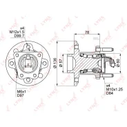 ������� ������ | ��� ����/��� | Opel Astra H 04-10 Lynxauto WH1131 WH1131 ����