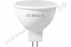 ����� ������������ Eurolux LL-E-MR16-7W-230-2,7K-GU5.3 (���������, 7��, ����., GU5.3) ����