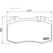 ������� ��������� �������� �������� � �������� Brembo P50041 P50041 ����