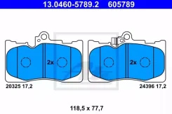 ������� ��������� �������� ������, Lexus: GS 250 12-, GS 3.0/300/350/350 AWD/4.3 VVTi/430/450h/460 05-11 ATE 13.0460-5789.2 13046057892 ����