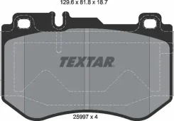 ������� ��������� �������� Mercedes-BENZ: C-Class (W205 / S205) 13-, C-Class ���� (C205) 15- Textar 2599701 2599701 ����