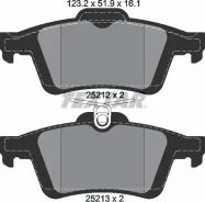 ������� ��������� �������� ���� FORD: C-MAX 10 -, Focus III 11 -, Focus III Turnier 11 -, Focus III ����� 11 -, Grand C-MAX 10 - Textar 2521201 252120...