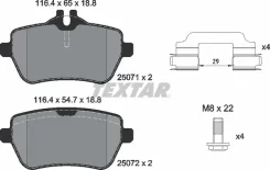 ������� ��������� �������� ������ Mercedes-BENZ S-Class 13- � ������������� ��������� Q+ Textar 2507103 2507103 ����