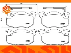 ������� ��������� �������� Brembo P68010 ��������, �����/������ P68010 ����