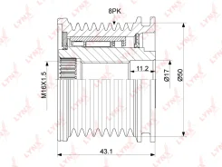 ����� ���������� ���� ���������� LYNXauto PA1075 PA1075 ����