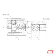 ���� �������� UNIO CVJ-20322 CVJ20322 ����