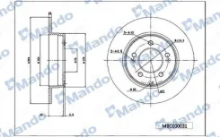 ���� ��������� ������ ��� 281*10*66 8 Toyota 2�� Mando mbc030032 MBC030032 ����