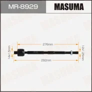 ������� ���� Masuma Daihatsu MIRA / LA350S 17- MR8929 ����