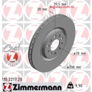 ���� ��������� �����.! 330x28 Alfa Romeo 159 1.8-3.2 07-11, Jeep Cherokee 2.0-3.2 13-18 Zimmermann 110221720 110221720 ����
