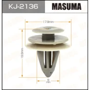 ������ �������� ������� ������ Masuma, ��� Infiniti, Nissan, Subaru, ���. KJ-2136 KJ2136 ����