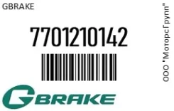 ������� ��������� � ��������� ������ GBrake 77012-10142 / 7701210142 7701210142 ����
