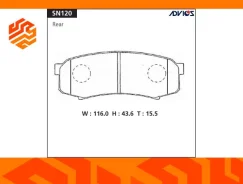 ������� ��������� �������� Advics SN120 ������, �����/������ SN120 ����