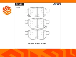 �������� ��������� ������� Advics SN148P ������, �����/������ SN148P ����