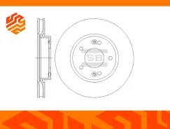 ���� ��������� Sangsin Brake SD1074 ��������, �����/������ SD1074 ����