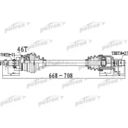 ������� �������� ���� ����� 27X668X60X27 ABS:46T Hyundai Elantra [SD] 11 - I30 [A5] 12 - ��, ����� PDS0498 ����
