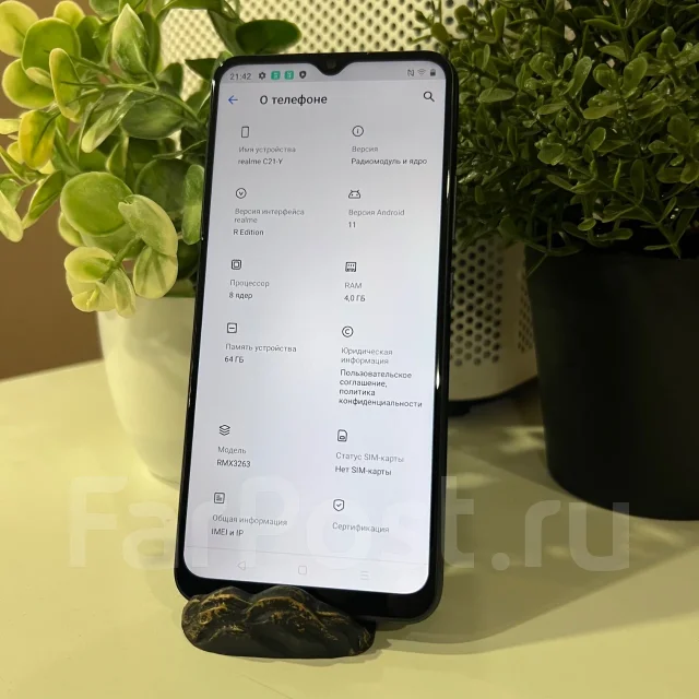 Realme C21Y. �/�, 64 ��, ������, 3G, 4G LTE, 5G ����